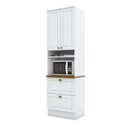 Ver imagem 2 de Torre Quente para 1 Forno 2 Gavetas com Tampo Emily Espresso Móveis