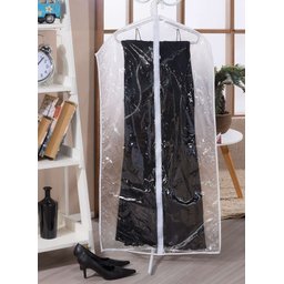 Kit 10 Capas de Terno + 10 Capas de Vestido Pvc com Zíper Organizador de Roupas Impermeável Plástico - 3