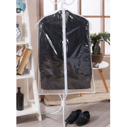 Kit 10 Capas de Terno + 10 Capas de Vestido Pvc com Zíper Organizador de Roupas Impermeável Plástico - 2