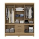Ver imagem 3 de Guarda Roupa Roupeiro Casal 83530 10 Portas 03 Gavetas New Murano Amendola Touch Demóbile