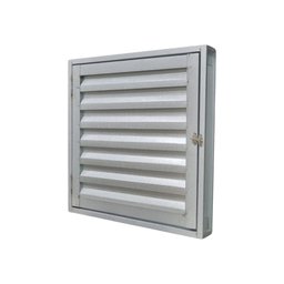 Portinhola Porta Alçapão Alumínio Galvanizado 60x60 R120 Silver - Prata - 1