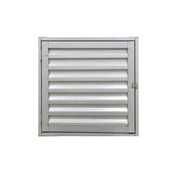 Portinhola Porta Alçapão Alumínio Galvanizado 60x60 R120 Silver - Prata - 2