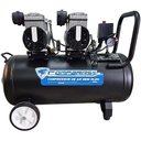 Ver imagem 2 de Compressor Portátil 10 Pés 1hp 50l sem Óleo 1200*2-50l Compbrasil com Kit 6 Pçs Ferrari