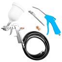 Ver imagem 6 de Compressor Portátil 10 Pés 1hp 50l sem Óleo 1200*2-50l Compbrasil com Kit 6 Pçs Ferrari