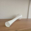 Ver imagem 3 de Vaso Decorativo Enfeite Casa Vidro 40x10x10cm Branco