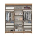 Ver imagem 6 de G. Roupa Avila 06 Pts. C/ Espelho Nature/off White - Henn