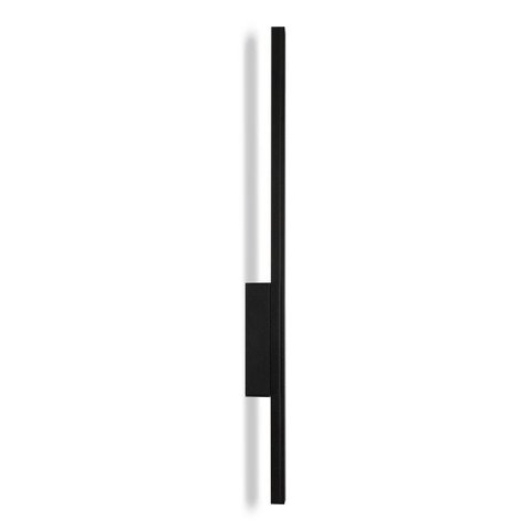 5 Arandelas Traço Frame Linear Reta Led 6w 50cm 3000k-preto