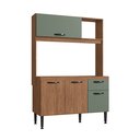 Ver imagem 2 de Cozinha Compacta 4 Portas 1 Gaveta 1 Nicho Katy