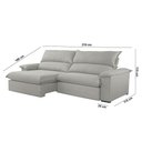 Ver imagem 6 de Sofá Filadélfia Veludo 02 Módulos 80cm B25cm Meu Sofá Online