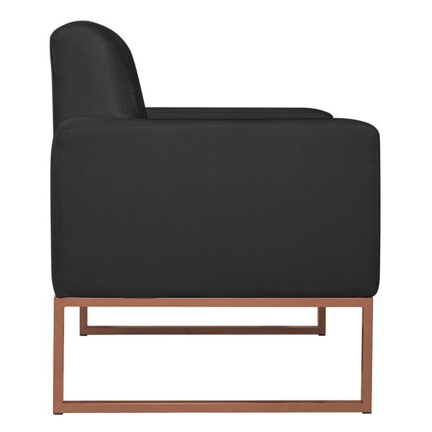 Kit 2 Poltronas Suede Base de Ferro Bali - 5