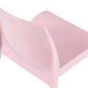 Ver imagem 6 de Cadeira Tramontina Alice Rosa Claro Brilho em Polipropileno