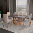 Ver imagem 1 de Sala de Jantar 180x90 6 Cadeiras Gabi Bom Pastor