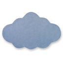 Ver imagem 2 de Tapete Quarto Infantil Formato Nuvem Azul Antialérgico e Antiderrapante