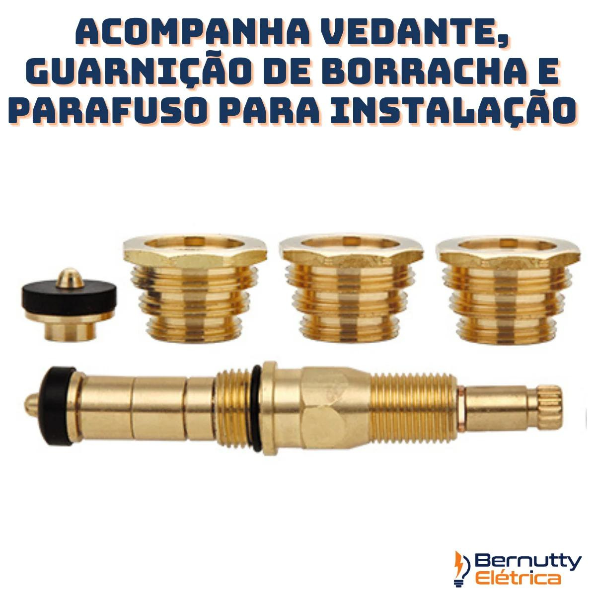 Kit Reparo Salva Registro Blukit 10x1 Fácil Chuveiro Pressão Metal Banheiro - 3