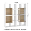 Ver imagem 4 de Nicho Organizador Conjunto com 4 Unidades Sonho Branco