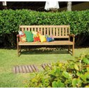 Ver imagem 3 de Banco Ipanema 156 Três Lugares Encosto para Jardim - Stain Jatobá - Mestra