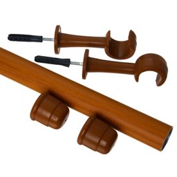 Kit Varão de Cortina Real 28mm 2,50 Metros - 2