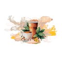 Ver imagem 2 de Cortina para Cozinha Customizada Renda Estampa Café