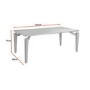 Ver imagem 3 de Mesa de Jantar Retangular 160x80cm Noby Madeira Liptus Castanho Claro - Sallar Home