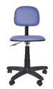 Ver imagem 2 de Cadeira Secretaria Giratoria Polo - Couro SinteticoCorano - Azul Claro