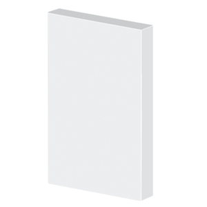 Socalo para Portas Ref.24338 120mmx80mm Santa Luzia:branco
