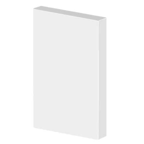 Socalo para Portas Ref.24338 120mmx80mm Santa Luzia:branco