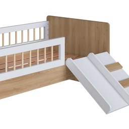 Cama Solteiro Montessoriana com Colchão Ortobom Aveiro Branco Shop Jm - 5