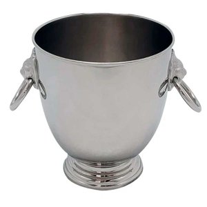 Champanheira em Aço Inox Prata com Alça 14l Fracalanza