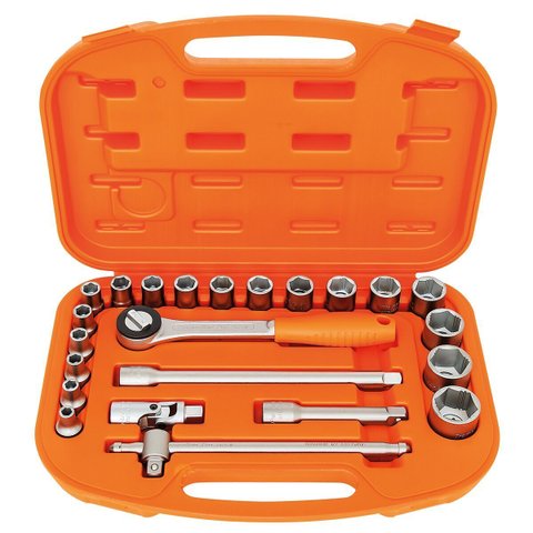 Maleta com Soquetes Xtractor Plus e Acessórios 1/2" Milímetros 23 Peças Tramontina Pro