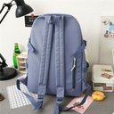 Ver imagem 6 de Kit Mochila Escolar Passeio Feminina C/ Espaço para Notebook:azul