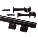 Ver imagem 2 de Kit Varão de Cortina Real 28mm 3 Metros
