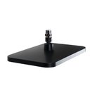 Ver imagem 2 de Ducha 30x20 Cm Flatt Preto Fosco Retangular Abs C/ Niple Teto