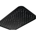 Ver imagem 4 de Ducha 30x20 Cm Flatt Preto Fosco Retangular Abs C/ Niple Teto