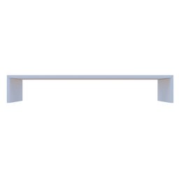 Suporte Notebook Monitor em Mdf Base Mesa Escritório Branco - 3