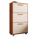 Ver imagem 1 de Sapateira 3 Portas Basculante Advantage Freijó com Off White Batrol