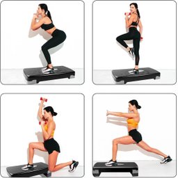 Step de Ginástica Academia Exercícios Ajustável 2 Níveis - 3