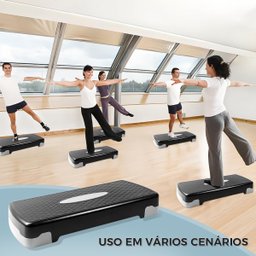 Step de Ginástica Academia Exercícios Ajustável 2 Níveis - 4