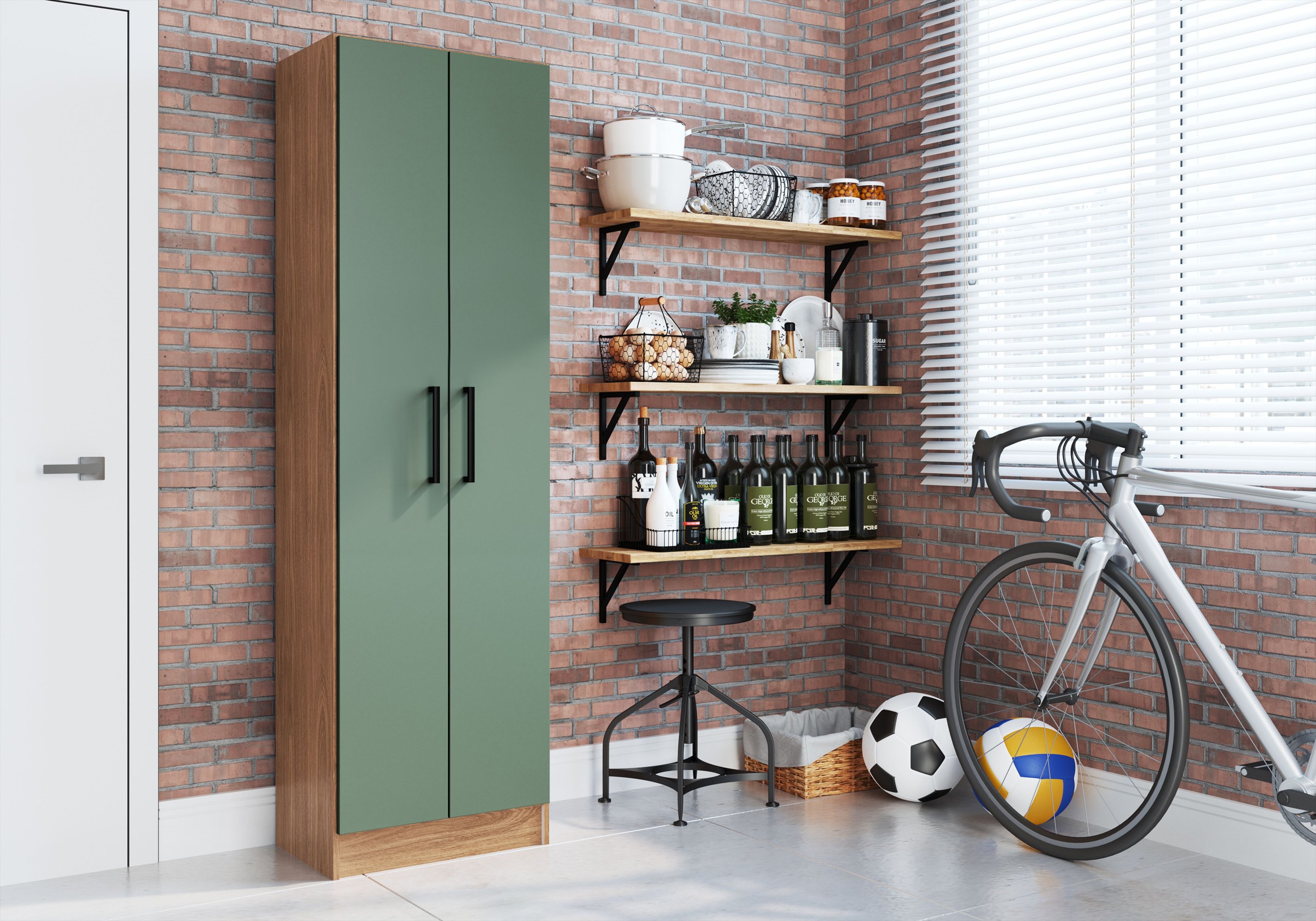 Armário Multiuso 2 Portas Milano