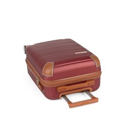 Mala para Viagem de Mão Avulsa Polo King Bordo Executiva - Cor Vinho - Rodinha 360º - 3