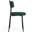 Ver imagem 7 de Kit 04 Cadeiras Decorativas Estofada Para Sala De Jantar Barcelona L02 Bouclê Verde - Lyam Decor