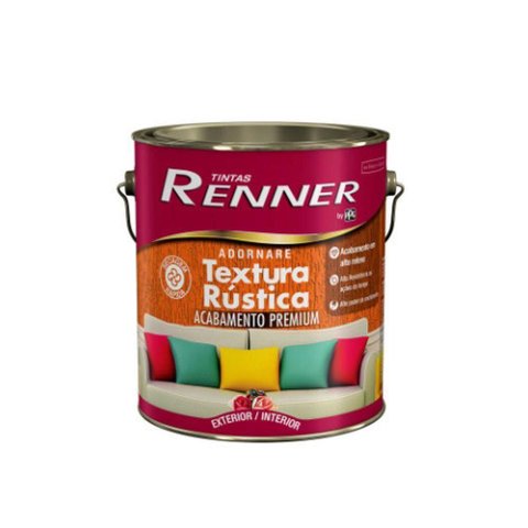 Textura Adornare Rústica com Acabamento Rústico 4,8kg Tintas Renner