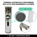 Ver imagem 4 de Torneira Automática Sensor para Banheiros Lavabos Bica Baixa