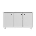 Ver imagem 6 de Rack para TV até 40 Polegadas 3 Portas 1 Prateleira - Branco
