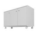 Ver mais imagens de Rack para TV até 40 Polegadas 3 Portas 1 Prateleira - Branco