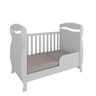 Berço Minicama e Sofá 3 Em 1 Junior Branco Brilho - 3
