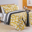 Ver imagem 1 de Edredom Queen New Cats Estampado 200 Fios 100% Algodão 3 Peças