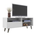 Ver imagem 1 de Rack de Tv até 55 Pol. Saragoça com 1 Porta - Branco