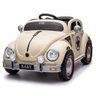 Carro Eletrico com Controle Fusca 12v Bege - Shiny Toys - 4