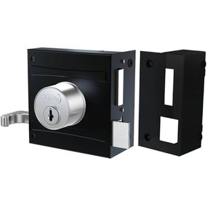 Fech. 701/80 Preto Fosco - Esp. Inox