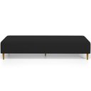 Ver imagem 5 de Puff Decorativo Bali W01 Pés Palito 210x60cm Suede Preto - Lyam Decor